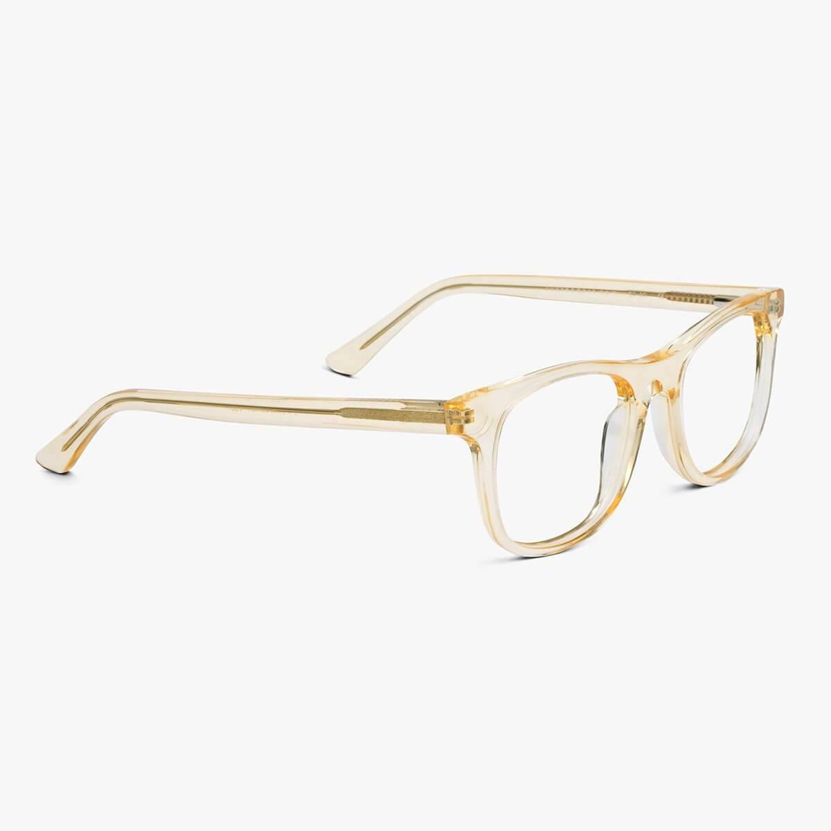 Malmö Crystal Lemon glasses with transparent yellow frames