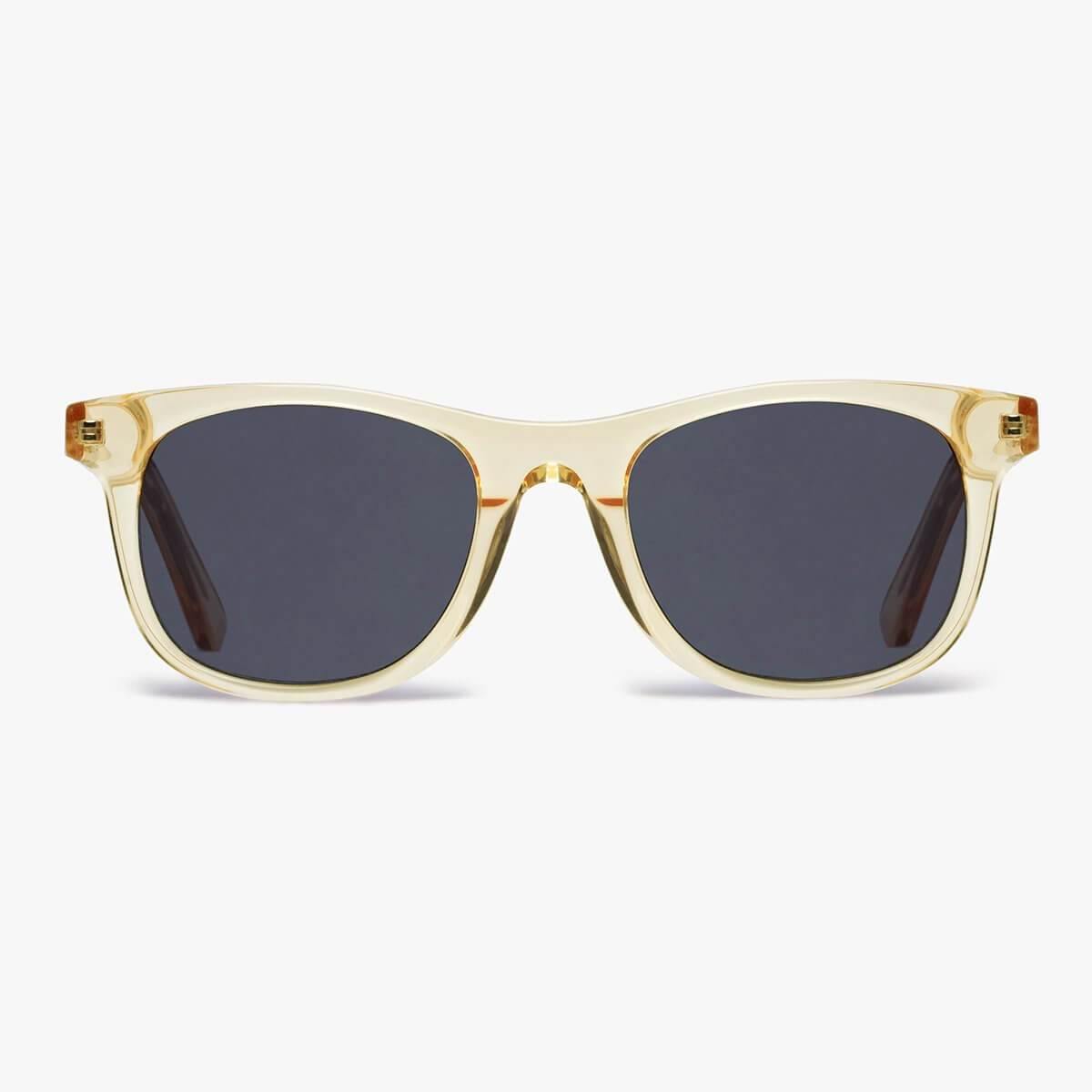 Men's crystal lemon sunglasses with dark lenses