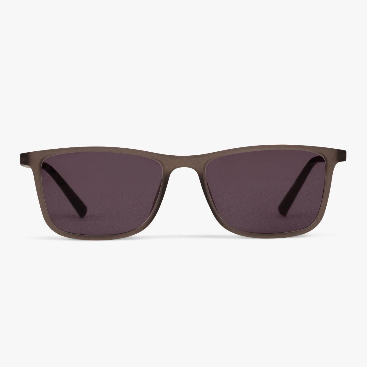 Men's Skagen Grey rectangular sunglasses with dark lenses