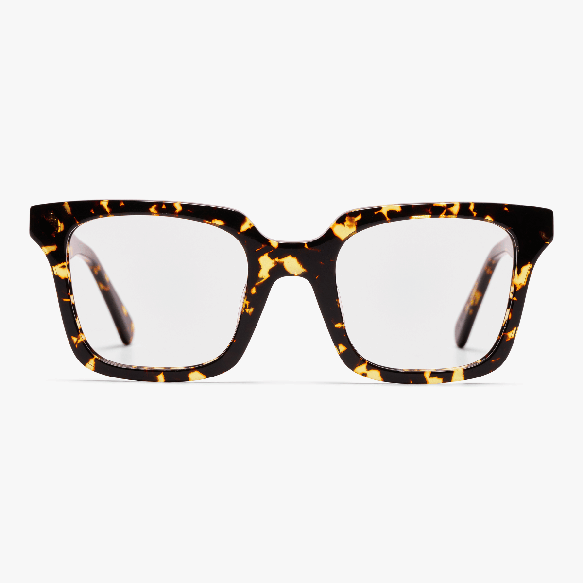 Men's Tisvilde dark turtle glasses with square frame