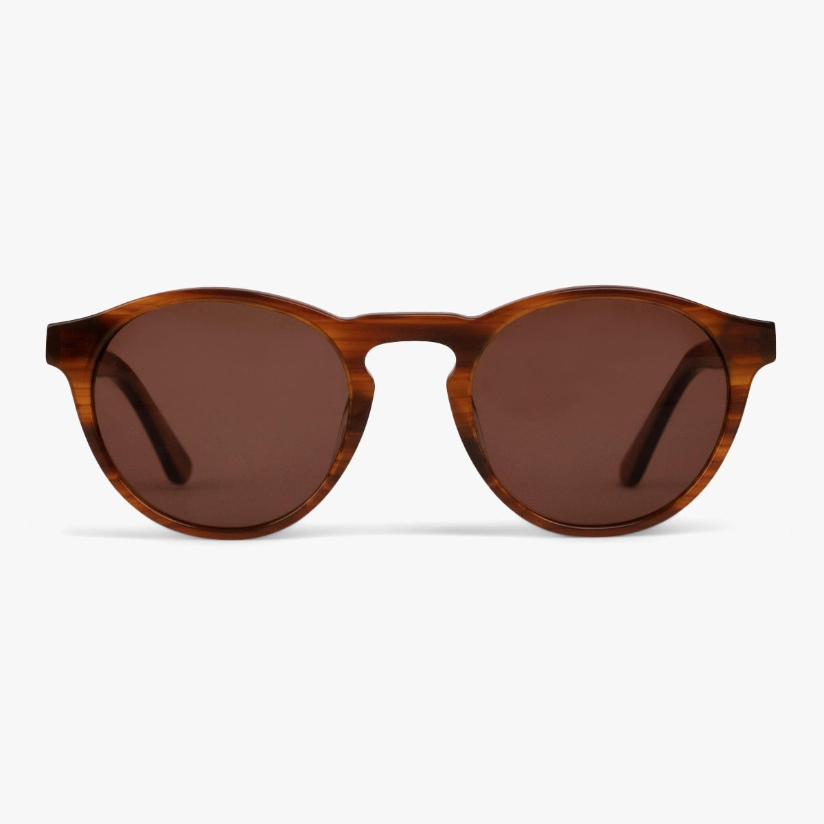 Trondheim Shiny Walnut sunglasses in brown tortoiseshell design