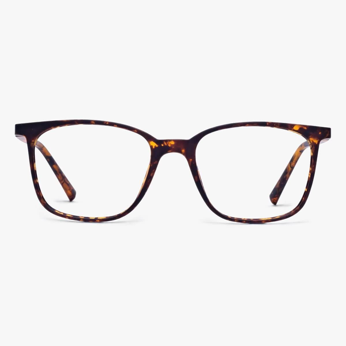 Women's Fyn Turtle tortoiseshell reading glasses with square frames