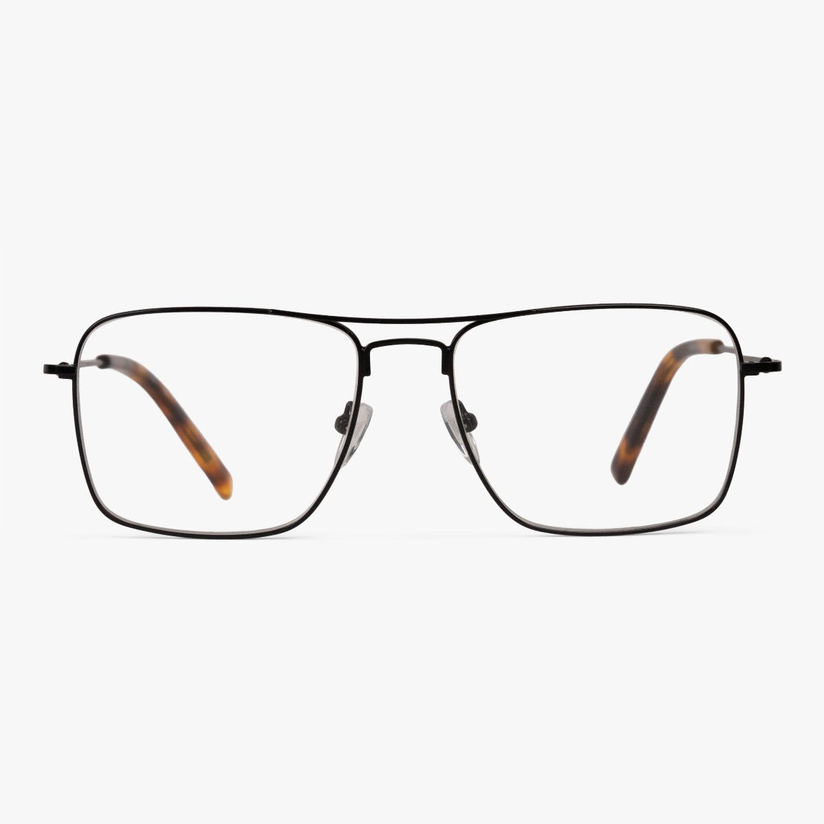 Women's Lidköping black glasses with sleek rectangular frames