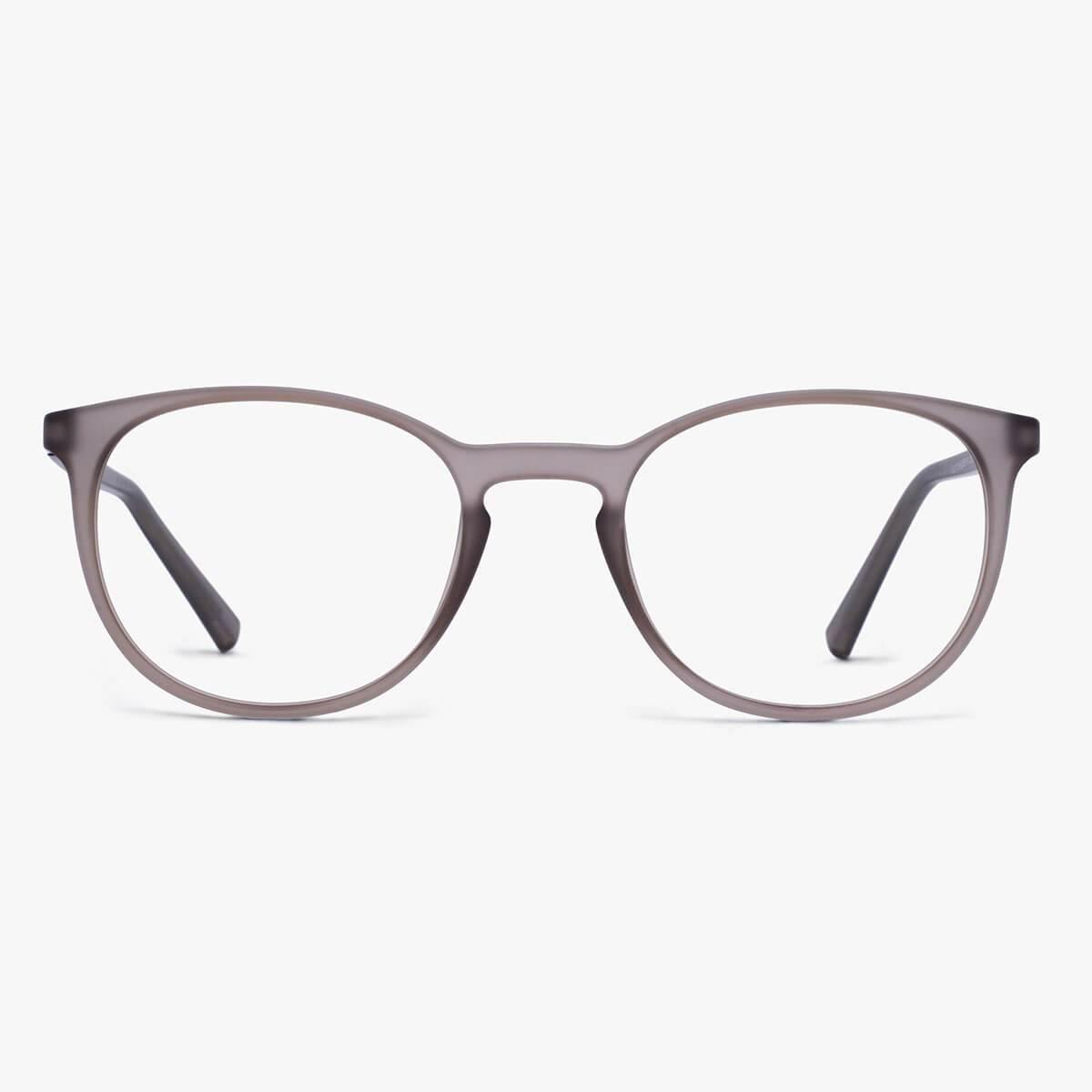 Women's Stockholm Grey round grey reading glasses