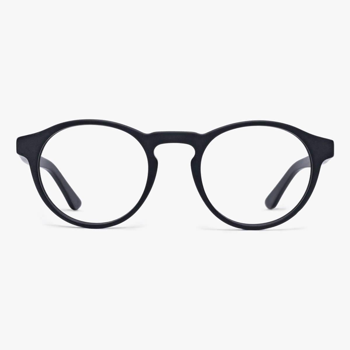 Women's Trondheim Black round glasses with black frame
